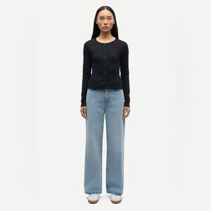 Samsoe Samsoe Rebecca High Rise Wide Leg Jeans Vintage Legacy 29 x 32